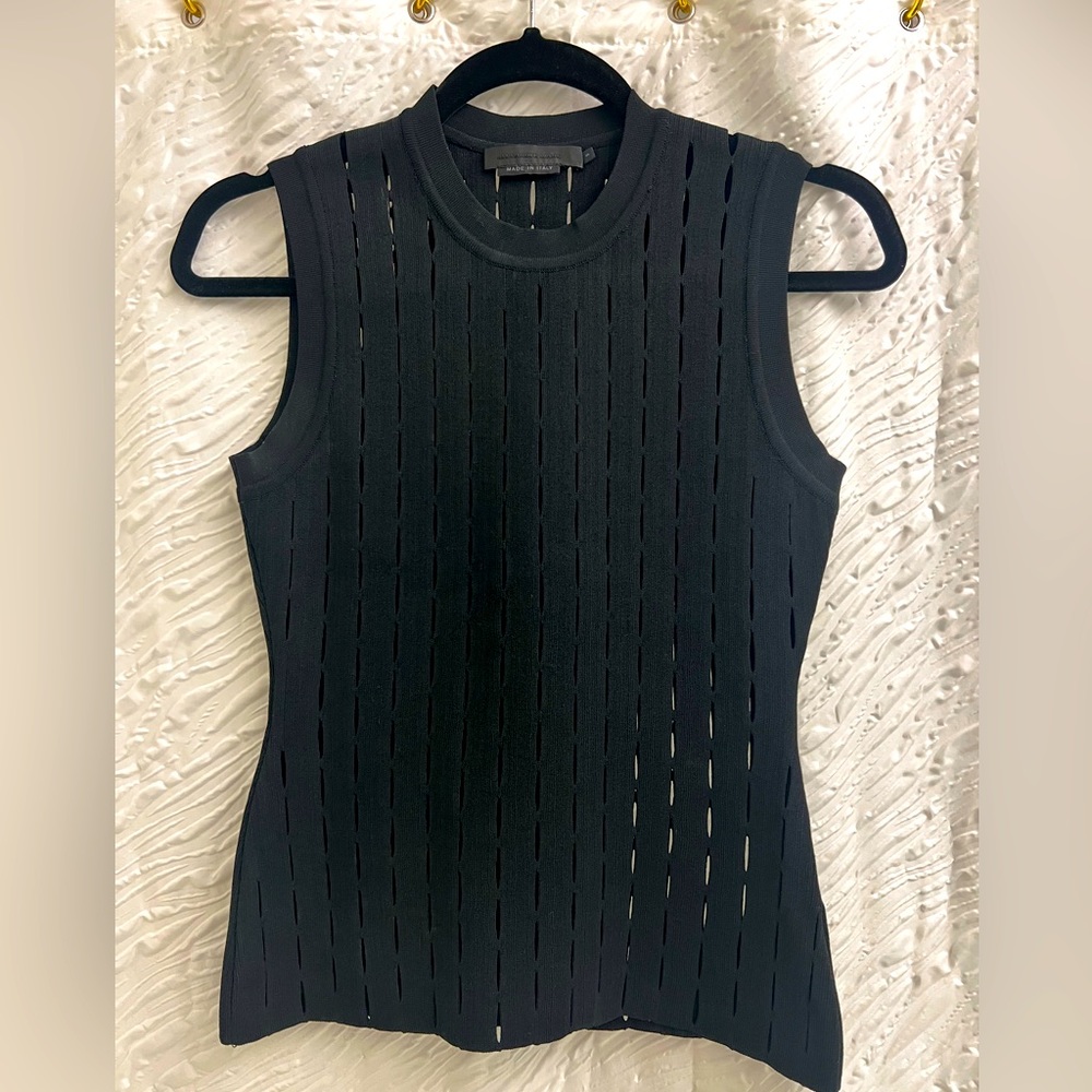 Alexander Wang slit cut knit tank top